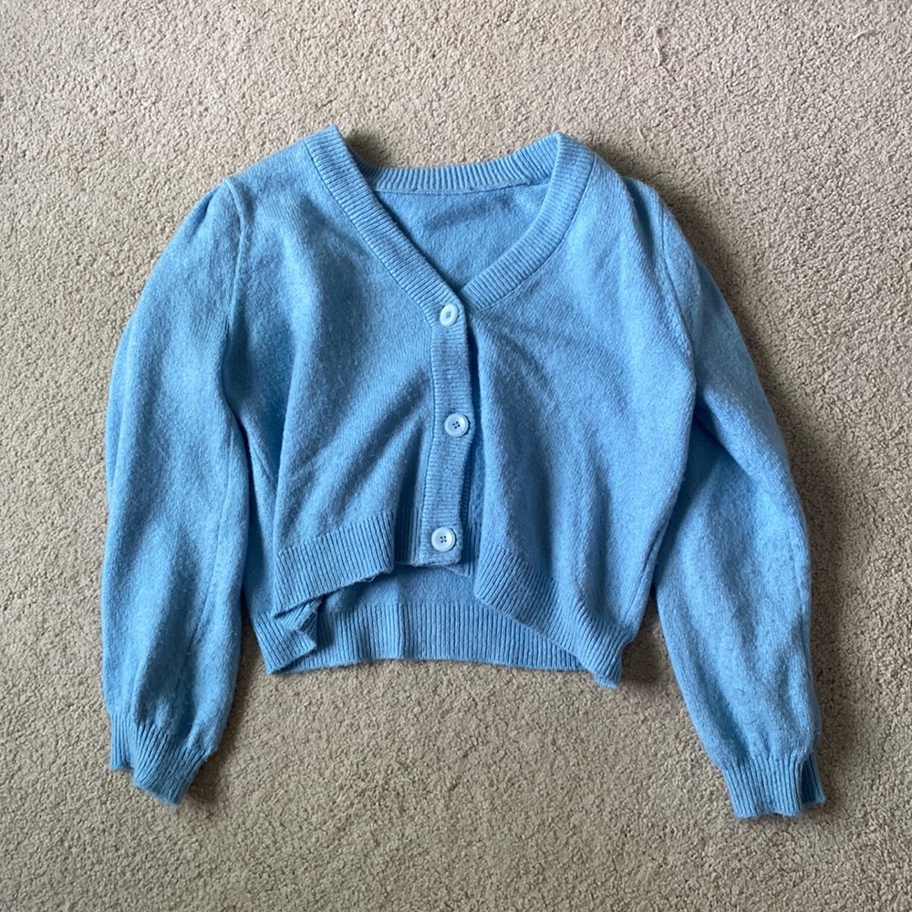 Cute dainty button up sweater